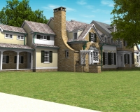 New Old Farm house 3D Renderings