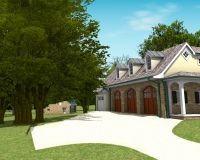 New Old Farm house 3D Renderings