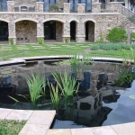 Tuscan Villa Fish Pond