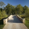 Tuscan Villa stone bridge