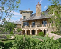 Tuscan Villa Rear View