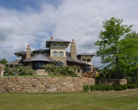 Tuscan Villa view from drive