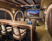 Tuscan Villa Media Room